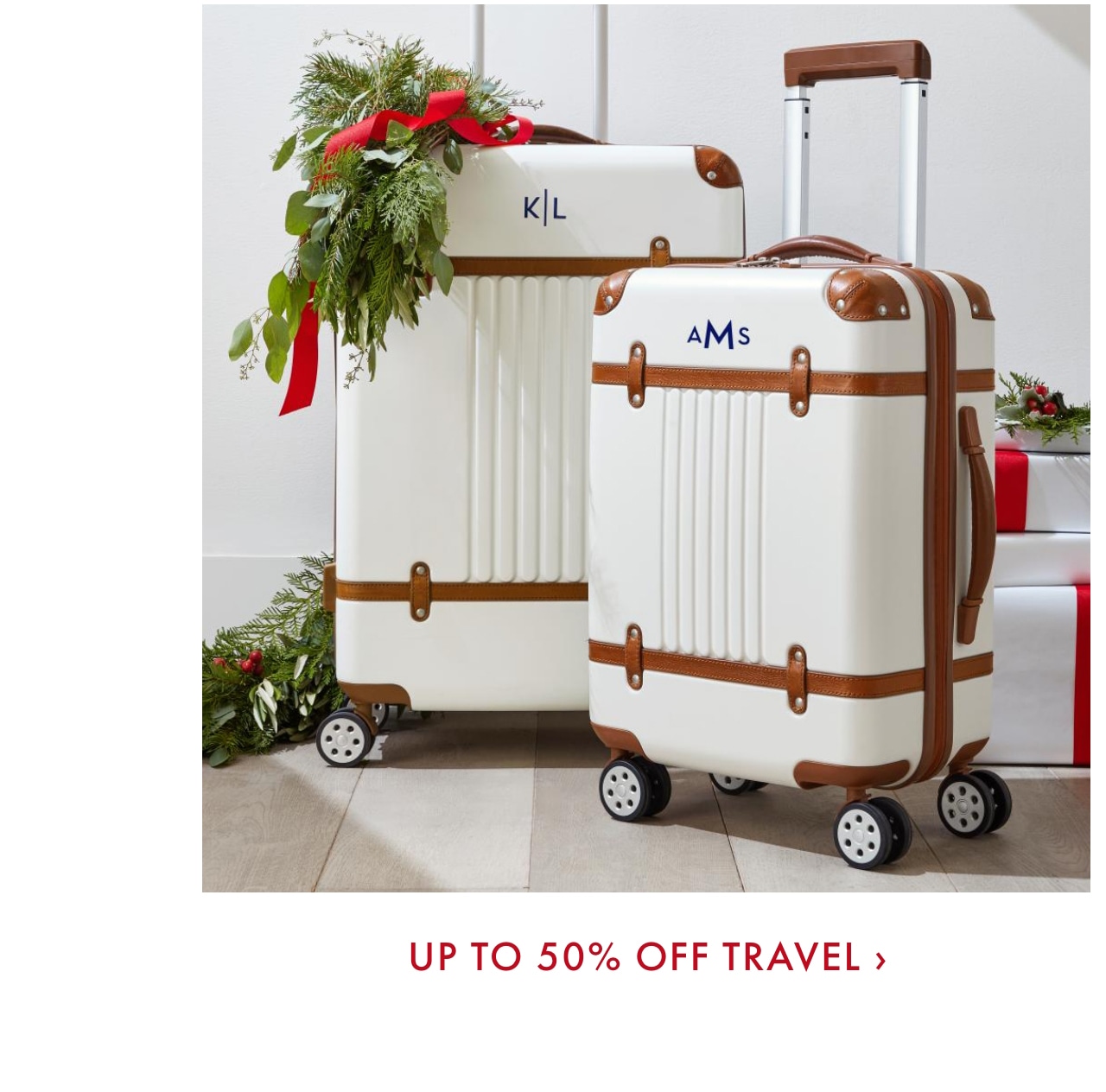 Up to 50% off Travel >