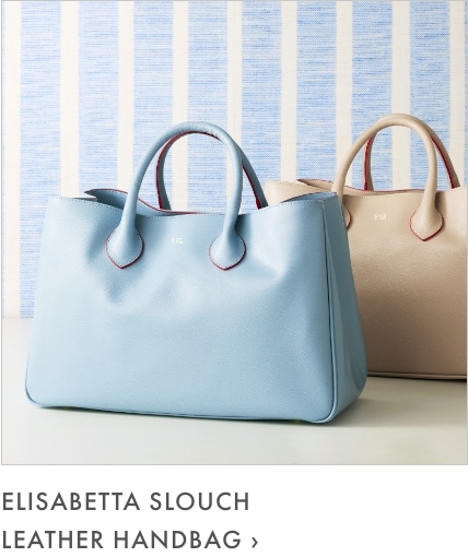 Elisabetta Slouch Leather Handbag >