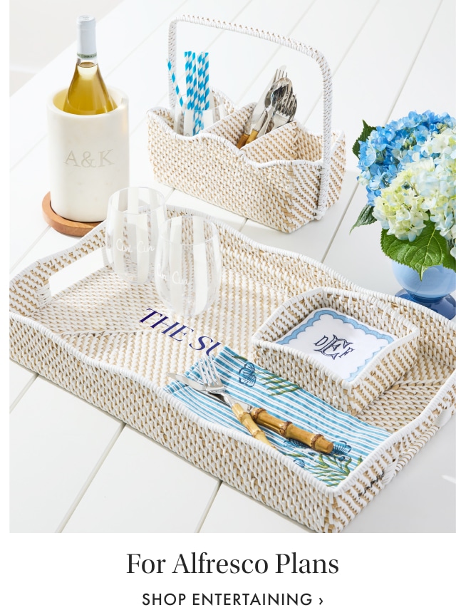 For Alfresco Plans. Shop Entertaining >