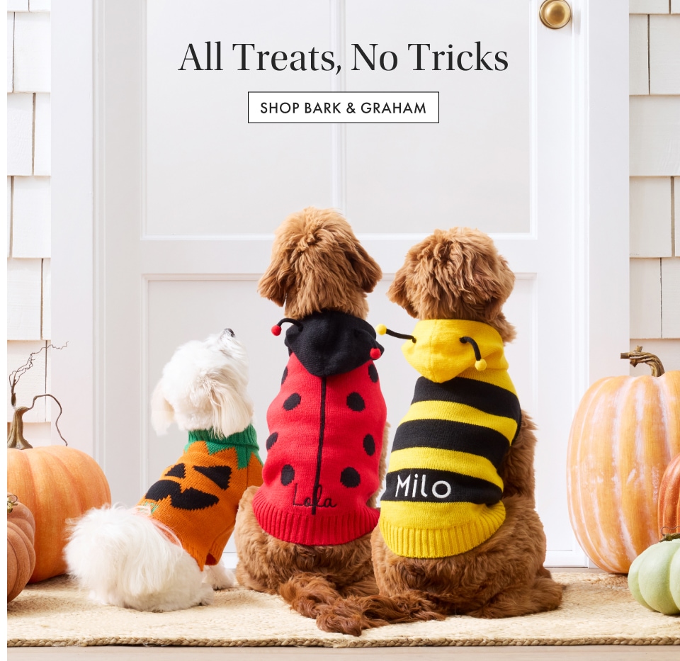 Personalized for Pups. Shop Bark & Graham >