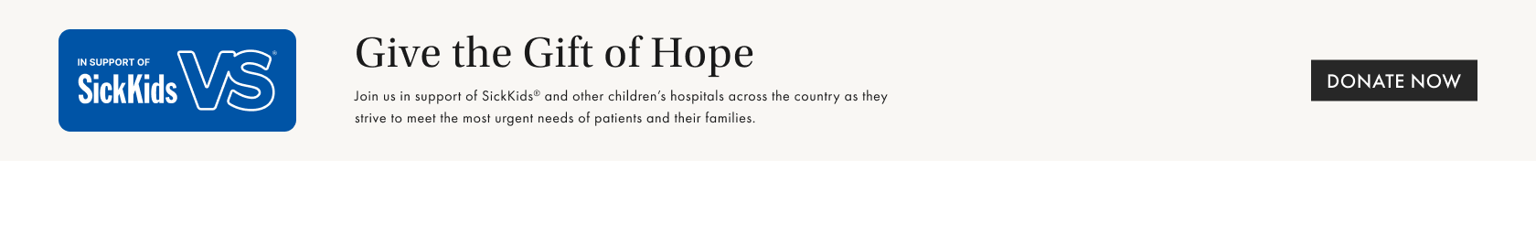 Give the Gift of Hope