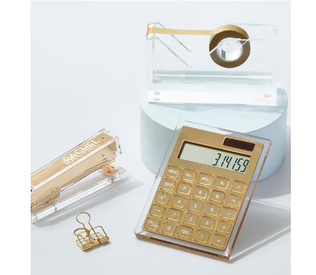 Acrylic Desk Accessories Set