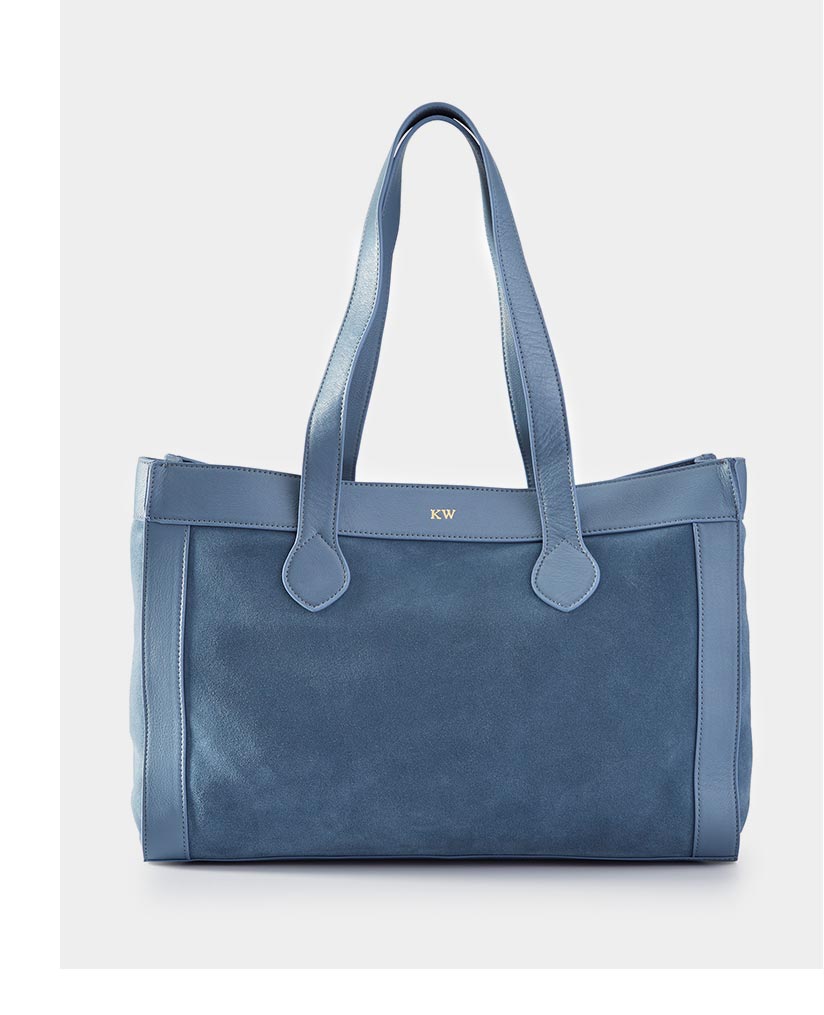 Suede and Leather Tote