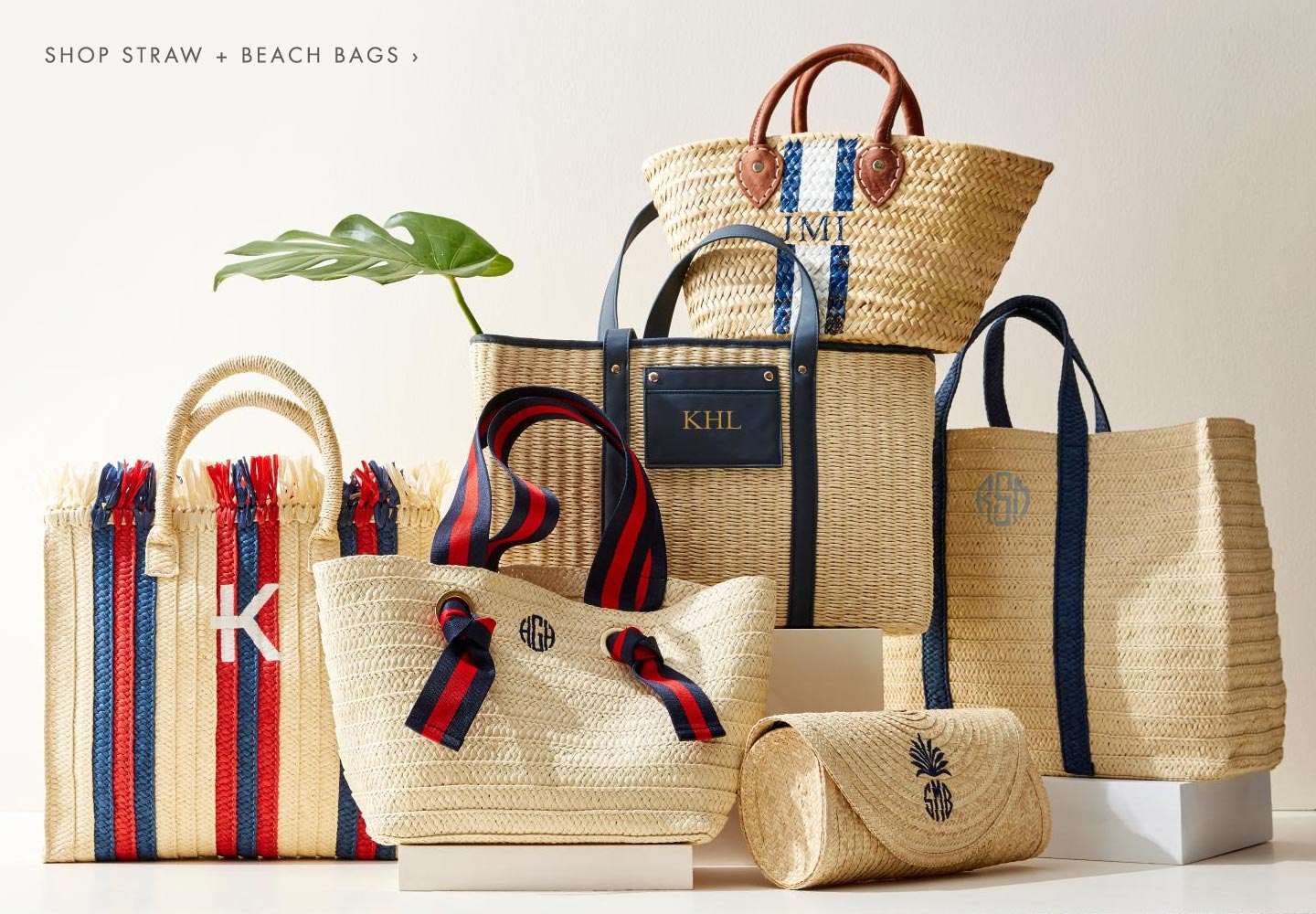 Shop Straw + Beach Bags >