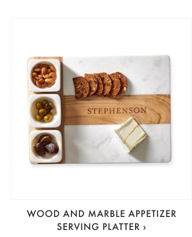 Wood + Marble Appetizer Platter >