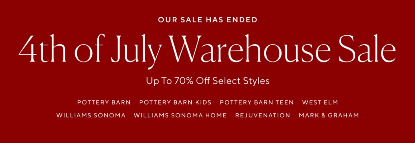 Warehouse Sale