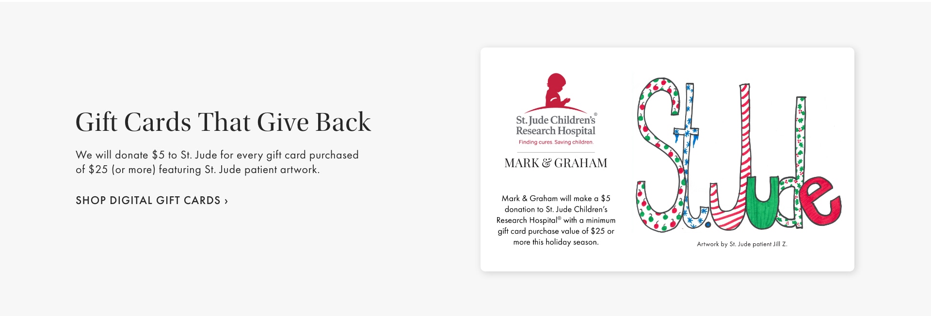 Gift Cards that Give Back. Shop Digital Gift Cards >