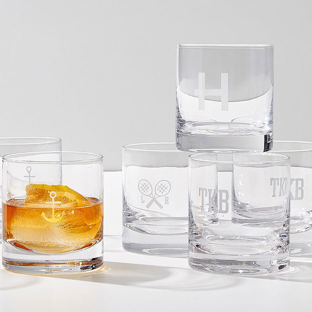Classic Double Old Fashioned Glasses, Set of 4 >