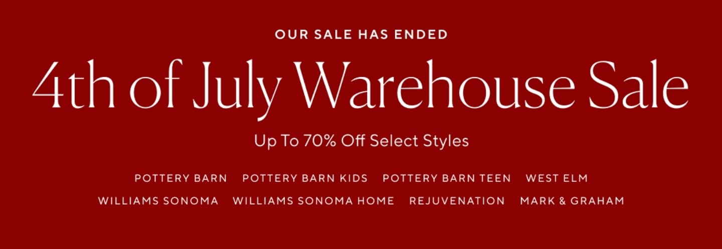 Warehouse Sale