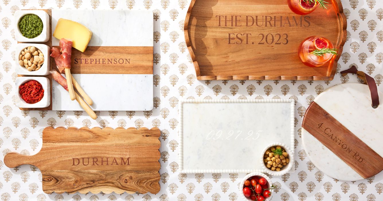 Shop Cheese Boards + Serveware >