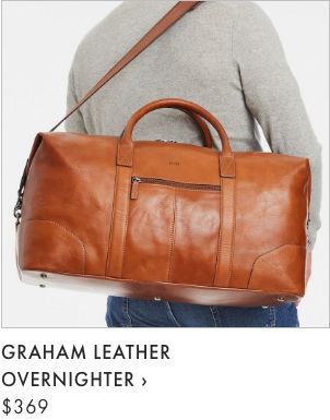 Graham Leather Overnighter >