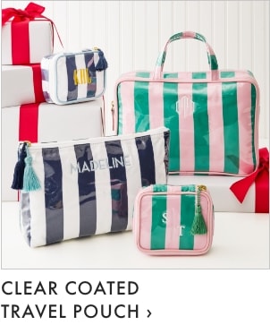 Clear Coated Travel Pouch > Clear Coated Travel Pouch >