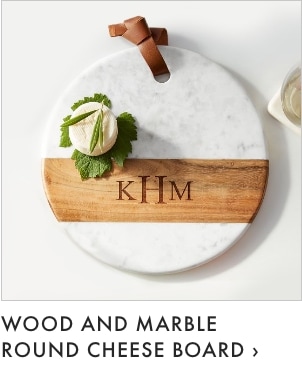 Wood and Marble Round Cheese Board > Wood and Marble Round Cheese Board >