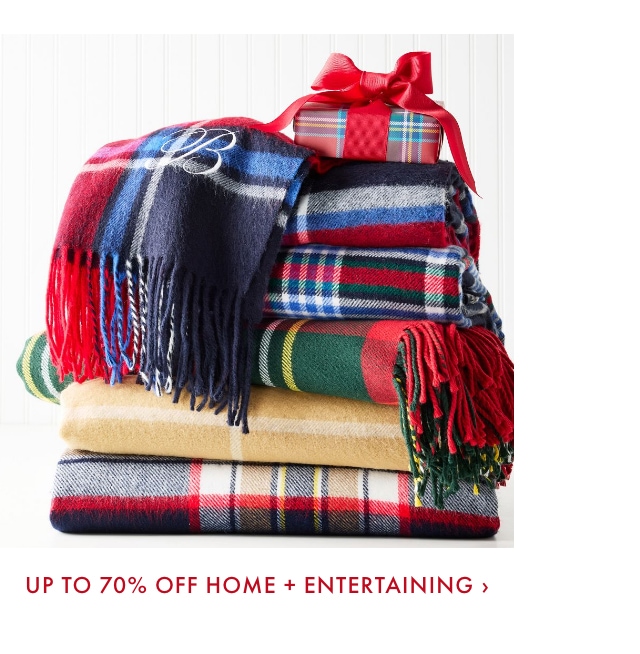 Up to 70% Off Home + Entertaining >