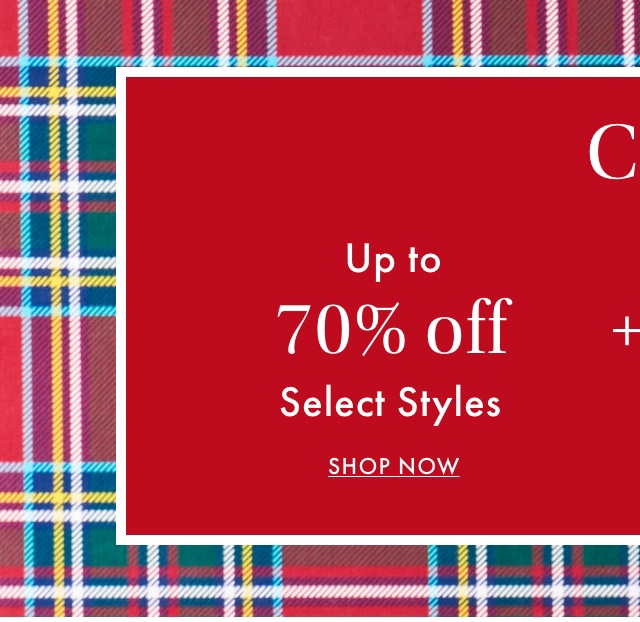 Cyber Week Deals: Up to 70% Off + 30% Off Select Sale + Free Shipping on Your Order with code MERRY. Shop now >