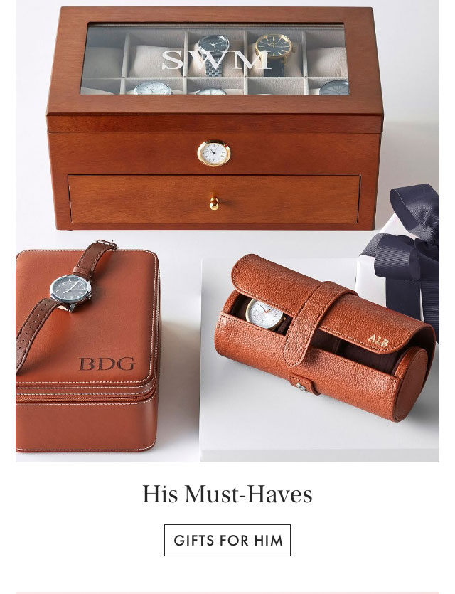 His Must-Haves. Gifts for Him >