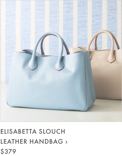 Elisabetta Slouch Leather Handbag >
