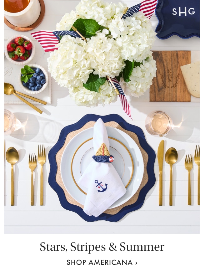 Stars, Stripes & Summer. Shop Americana >