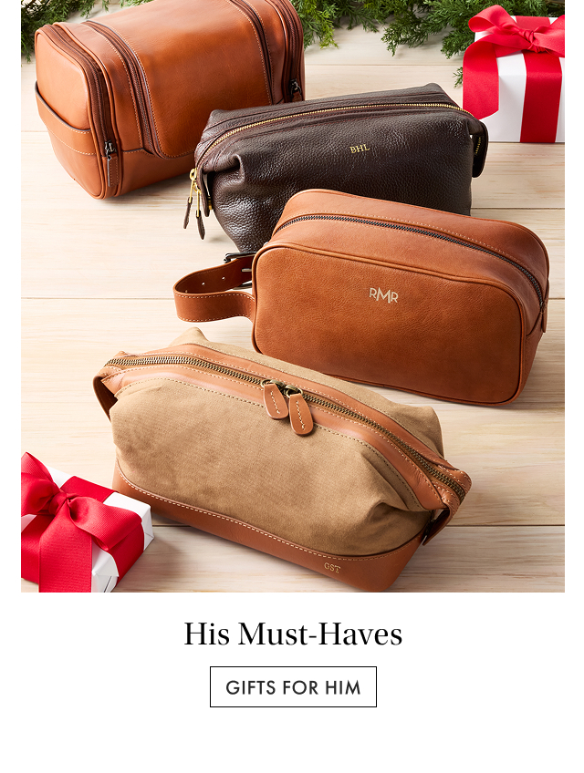 His Must-Haves. Gifts for Him >