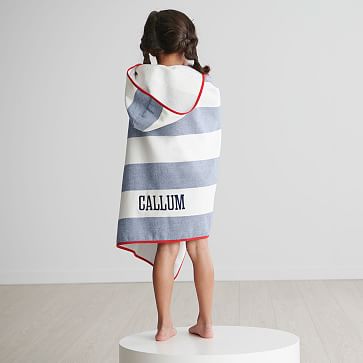 children's hooded towels personalized