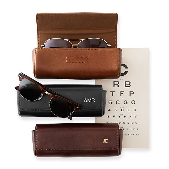 monogrammed sunglasses case