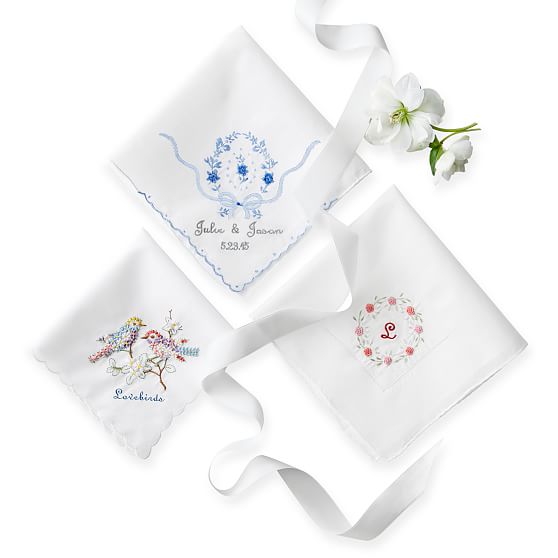 embroidered cotton handkerchiefs