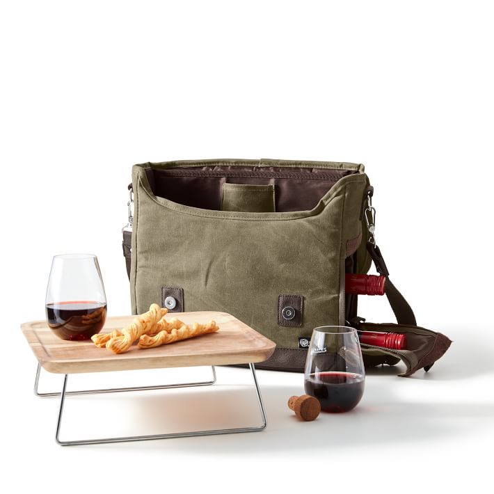 picnic time adventure wine tote