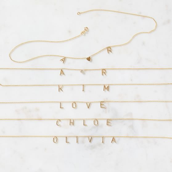 sarah chloe name necklace