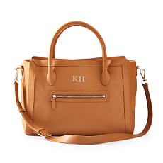 personalized leather briefcase for her