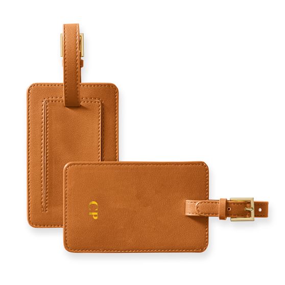 Leather Luggage Tag | Mark and Graham