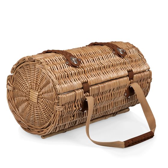 cheese and wine picnic basket