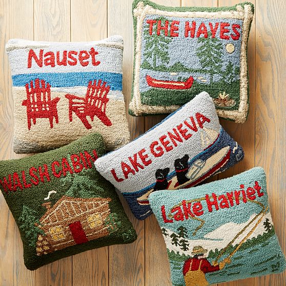 Hand Hooked Americana Pillows | Custom Pillows | Mark and Graham