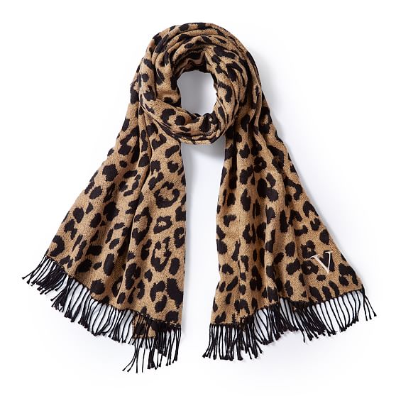 Italian Leopard Blanket Scarf Mark and Graham