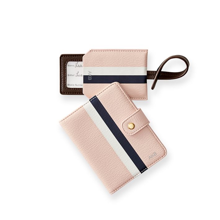 Livingston Personalized Passport Cover & Luggage Tag Set Mark and Graham