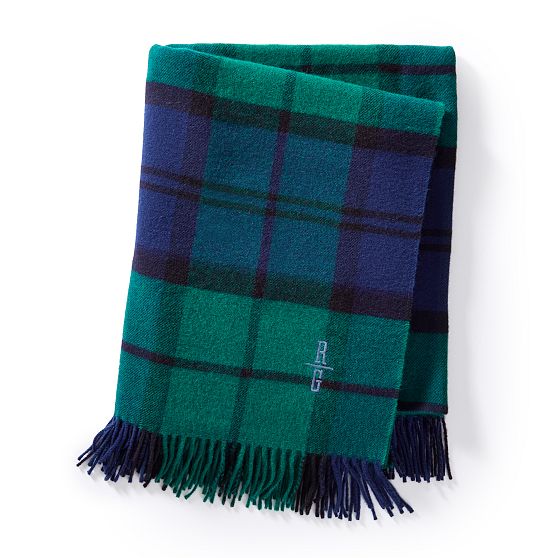 Italian Plaid Throw Blanket | Mark and Graham