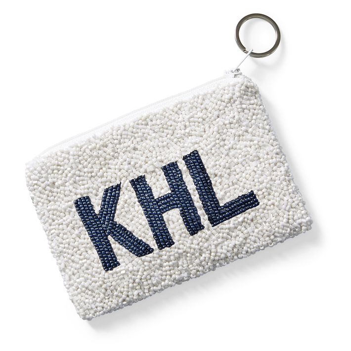 Ski Beaded Zip Pouch Mark and Graham