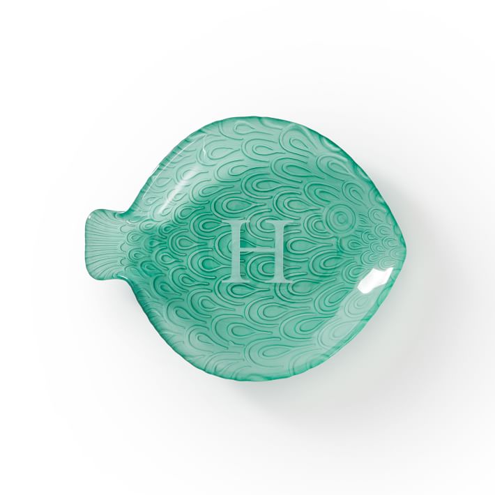 Glass Fish Plate, Set of 4 Mark and Graham