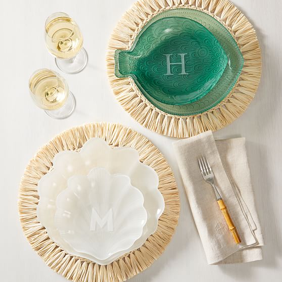 Glass Fish Plate, Set of 4 Mark and Graham