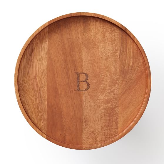 Wood and Silver Dessert Tray Mark and Graham