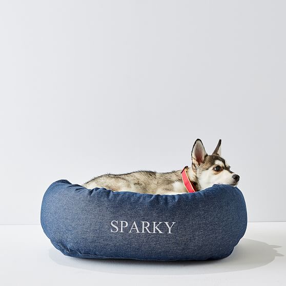 Jax & Bones Personalized Donut Dog Bed Mark and Graham