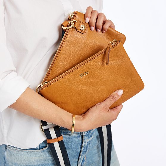 Build Your Double Zip Crossbody Mark and Graham