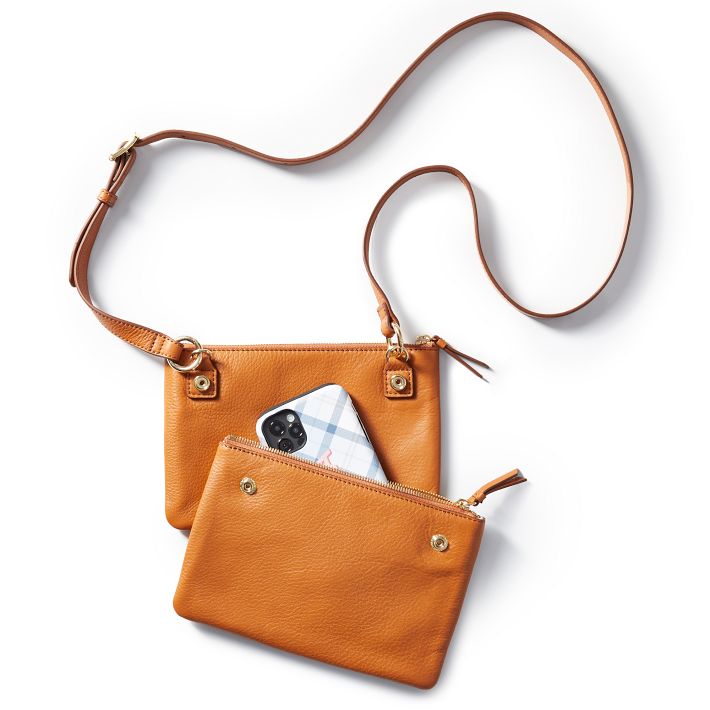 Build Your Double Zip Crossbody Mark and Graham