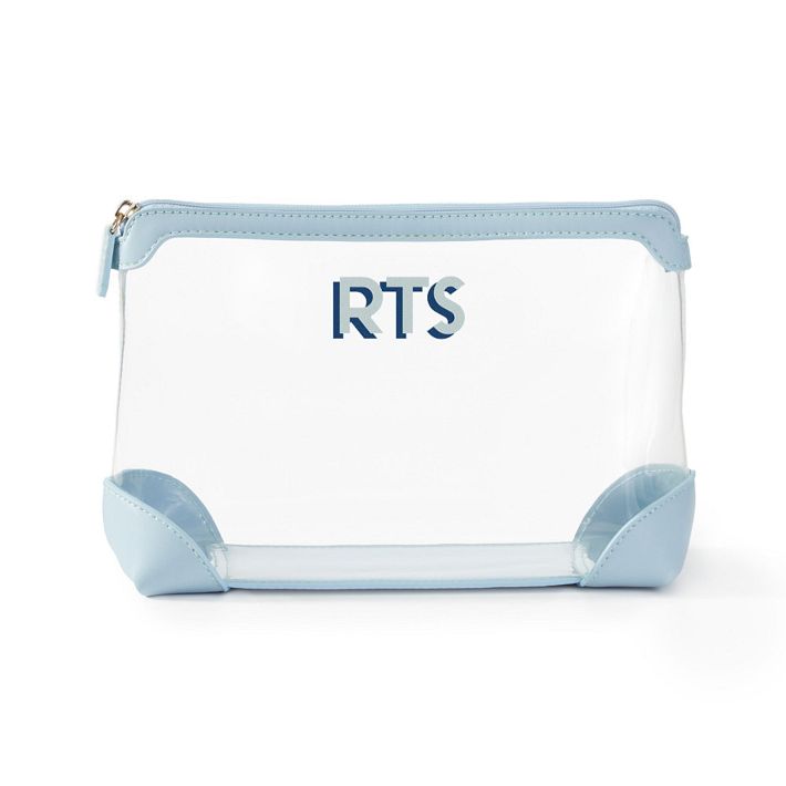 Monogrammed Clear Pouch