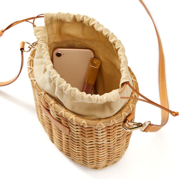Nantucket Wicker Basket Crossbody Mark and Graham