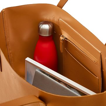 Everyday Italian Leather Tote & Pouch Gift Set | Mark and Graham