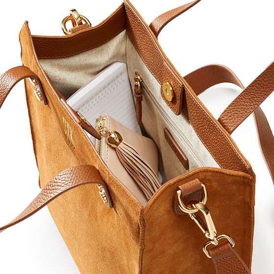 Small Essential Suede Tote | Mark and Graham