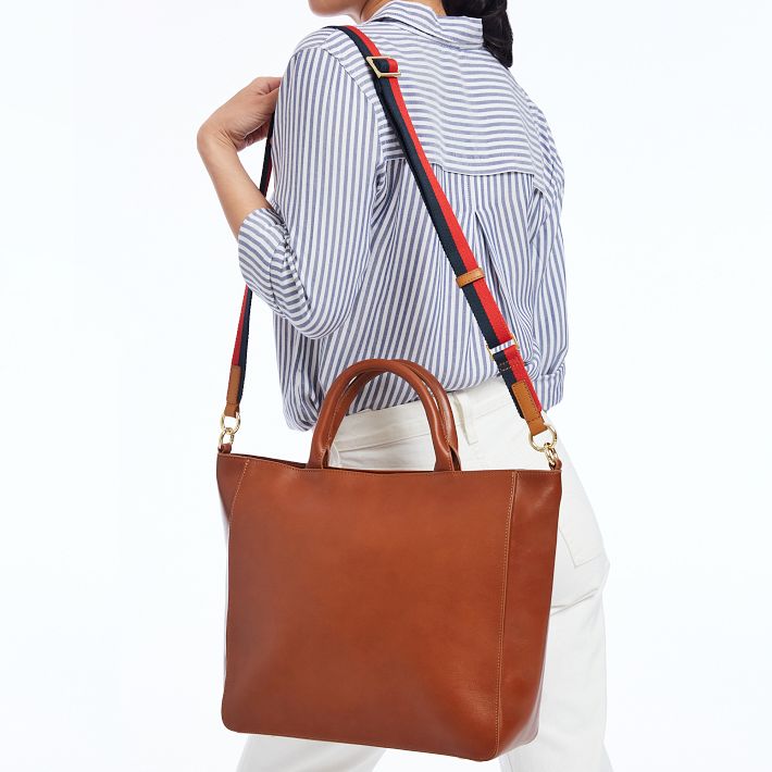 Build Your Bag Crossbody Strap, 5 Stripe Twill