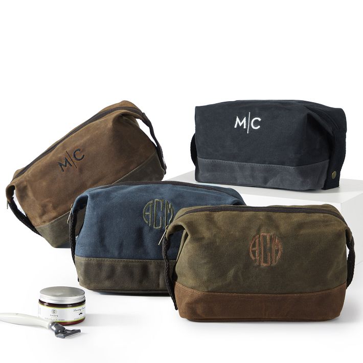 Waxed Canvas Travel Pouch