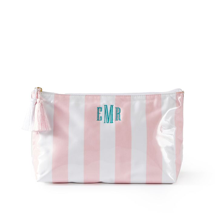 Victoria's Secret Wristlet Keychain Keyring Bag Strap Pink Logo Travel  Bag Tag