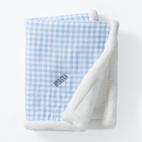 Gingham Baby Blanket Mark and Graham